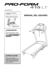 ProForm 415 Lt Treadmill Gesp Manual
