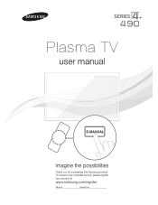 Samsung PN51D490A1DXZA User Manual