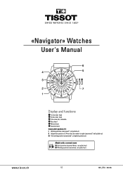 Tissot HERITAGE NAVIGATOR AUTOMATIC User Manual