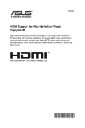 Asus VivoPC VM62 HDMI insert English
