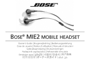 Bose MIE2 Mobile Owner's guide