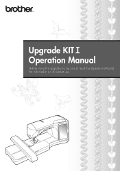 Brother International Quattro 6000D Operation Manual Kit 1 - English