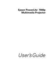 Epson 7900p User Manual