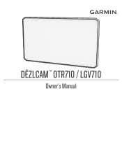 Garmin dezlCam OTR710 Owners Manual