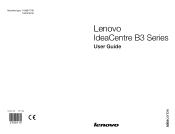Lenovo IdeaCentre B325 Lenovo IdeaCentre B325 User Guide V3.0