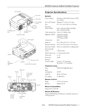 Epson 820p Product Information Guide