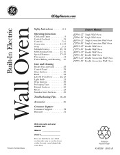 GE JTP70WMWW Owners Manual