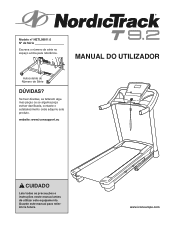NordicTrack T 9.2 Treadmill Portuguese Manual