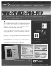 Panamax MIW-POWER-PRO-PFP Datasheet