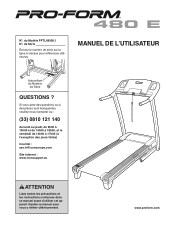 ProForm 480 E Treadmill Canadian French Manual