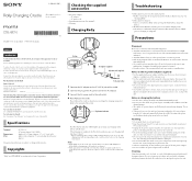 Sony CDL-SE10BLK Operating Instructions