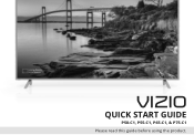 Vizio Modèle P50-C1 Quickstart Guide English