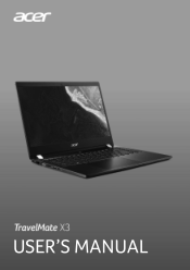 Acer TravelMate X3410-MG User Manual