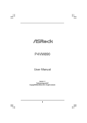 ASRock P4VM890 User Manual