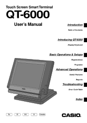 Casio QT 6000 User Manual