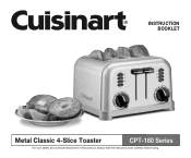 Cuisinart CPT-180BCH CPT-180 Manual