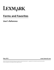 Lexmark Apps Forms and Favorites