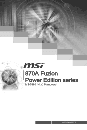MSI 870A User Guide