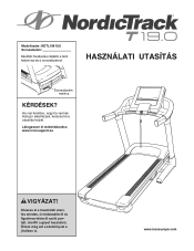 NordicTrack 19.0 Treadmill Hungarian Manual