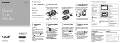 Sony SVJ20235CLB Quick Start Guide