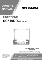 Symphonic SC519DD Owner's Manual