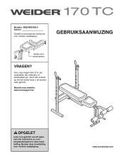 Weider 170 Tc Bench Dutch Manual