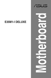 Asus E35M1-I DELUXE User Manual
