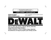 Dewalt D28144 Instruction Manual