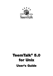 HP Neoware c50 TeemTalk® 5.0 for Unix User's Guide