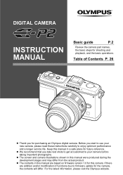Olympus E-P2 E-P2 Instruction Manual (English)