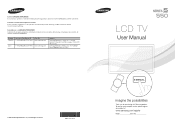 Samsung LN32D550K1F Quick Guide (easy Manual) (ver.1.0) (English)