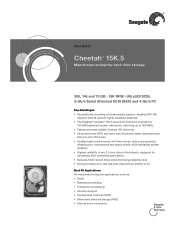 Seagate ST3300655LW Cheetah 15K.5 Data Sheet
