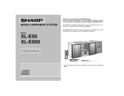 Sharp XL-ES50 XL-ES5 | XL-ES50 Operation Manual