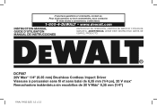 Dewalt DCF887M2 Instruction Manual