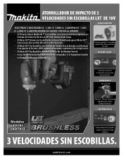 Makita LXDT01 Flyer (Spanish)