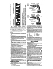 Dewalt DW979K-2 Instruction Manual
