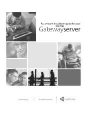 Gateway 980 Installing Your Gateway 960 or 980 Server into a Rackmount Cabinet