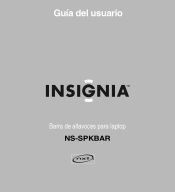 Insignia NS-SPKBAR User Manual (Spanish)