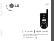 LG AX490 Owner's Manual (English)