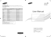 Samsung LN46E550F6F User Manual Ver.1.0 (Spanish)