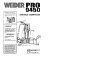 Weider Pro 9450 Italian Manual