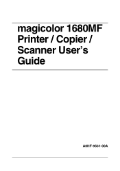 Konica Minolta A0HF011 User Manual