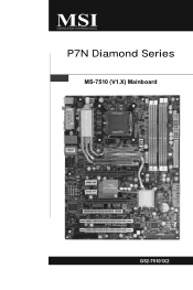 MSI P7N DIAMOND User Guide