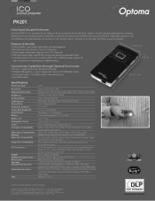 Optoma Pico PK201 Brochure