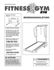 ProForm Fitness Gym E16 German Manual