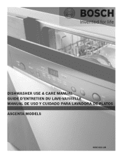 Bosch SHE3ARL2UC Instructions for Use