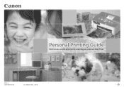 Canon PowerShot A495 Personal Printing Guide