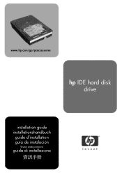 HP Brio 85xx HP IDE Hard Disk Drive, installation guide