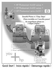 HP Photosmart A430 Getting Started Guide