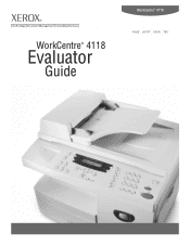 Xerox 4118P Evaluator Guide
